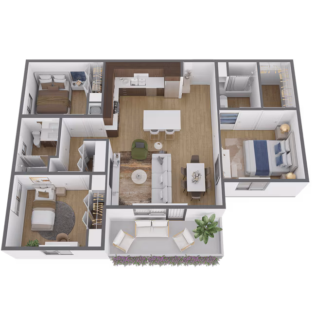 3x2 AL 3301 floor plan